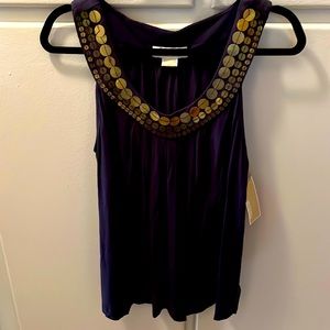 Michael Kors Embellished Sleeveless Top